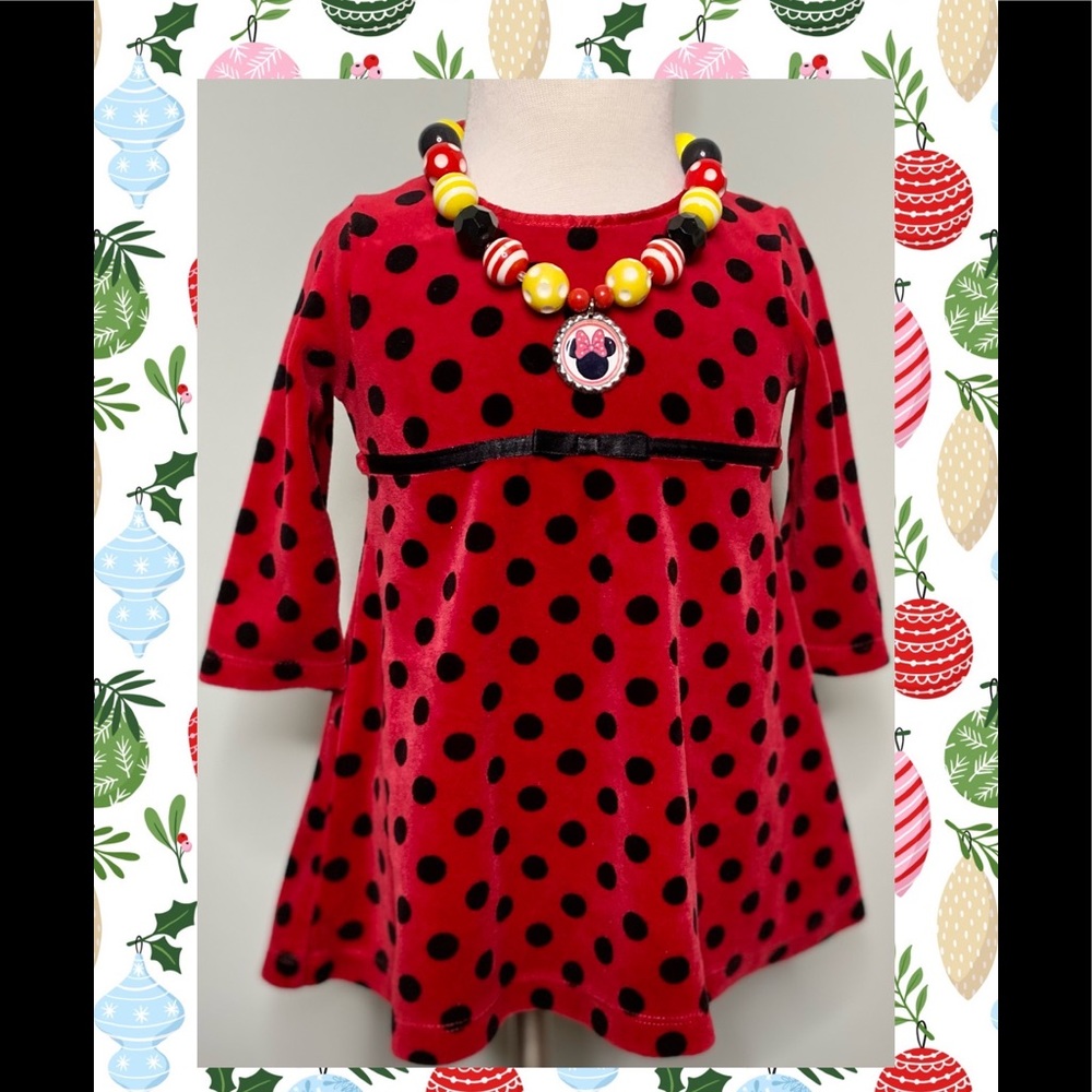 💝👼😇 MINIWEAR Little Girl’s Dress - Size 12 Mos.